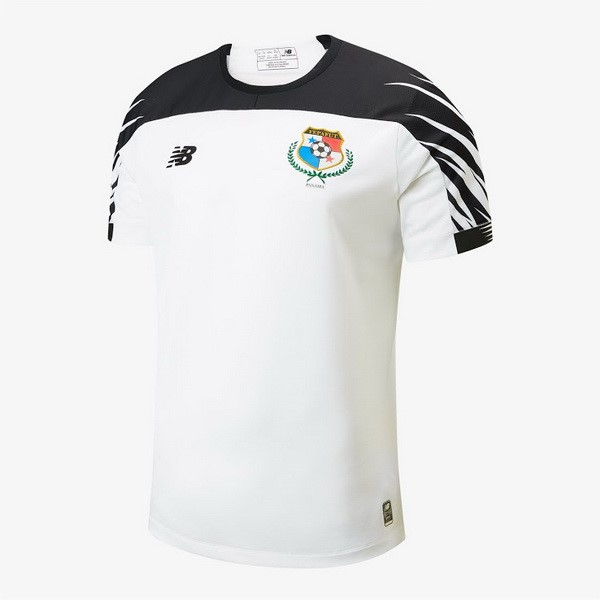 Tailandia Camiseta Panamá 2ª Kit 2019 Blanco Negro